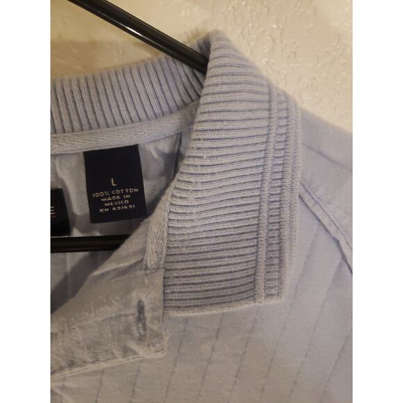 Roundtree & Yorke Short Sleeve Mens Polo Shirt 100% Cotton Large Blue - Picture 5 of 6